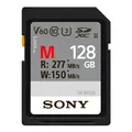 Produktbild: Sony SDXC M series 128GB UHS-II Class 10 U3 V60 SD Karte