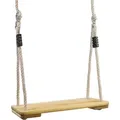 Produktbild: Witterungsbeständige Baumschaukel Kiefernholz, 6m Seillänge, Sitz 43,5x17 cm, verstellbar - Naturbelassen