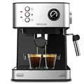 Produktbild: Cecotec Cumbia Power Espresso 20 Barista Aromax Kaffeemaschine. Leistung 2900 W, 2 Heizsysteme, 20-bar-Druckpumpe, Manometer, Doppelauslassfilterhalter und 2 Filter (Professionale)