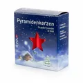 Produktbild: 18x Pyramidenkerzen rot 105mm für große Weihnachtspyramide Set Weihnachtskerzen