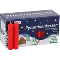 Produktbild: Pyramidenkerzen 50/500 rot für kleine Pyramiden, 50 Stück