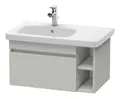 Produktbild: Duravit DuraStyle Waschtischunterbau wandhängend 1 Auszug 2 offene Fächer 730 x 448 x 398 mm Betongrau Matt/Betongrau Matt - DS639400707