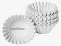 Produktbild: 250x Filterpapier für Kaffeemaschinen Korbfilterpapier Korbfilter 110/250 weiß