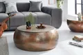 Produktbild: riess-ambiente Couchtisch ORIENT Ø80cm kupfer geflammt (Einzelartikel, 1-St), Wohnzimmer · Metall · rund · Hammerschlag Design · handmade