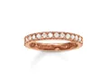 Produktbild: Thomas Sabo - Ring TR1981-416-14-50 Silber - verg. Roségold + Zirkonia - Gr. 50