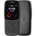 Produktbild: Nokia NOKIA 106 TA-1114 DS 4GB BLACK OEM - Transparent