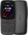 Produktbild: Nokia Nokia 106-Black Handy (4,57 cm/1,8 Zoll, Ohne MP Kamera)