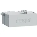 Produktbild: Hager Rj45-buchse Patch/patch 180° Für Wan Zz45wan2pp