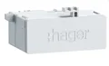 Produktbild: HAGER ZZ45WAN2PP RJ45-Buchse Patch/Patch 180°