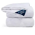 Produktbild: Blumtal Vierjahreszeitendecke, Weiß, Textil, Füllung: Polyester, Rechteckig, 200x200 cm, Oeko-Tex® Standard 100, Schlaftextilien, Bettdecken, 4 Jahreszeiten Bettdecken