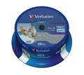 Produktbild: Verbatim DataLife BD-R 25GB 6x Wide Inkjet printable 25er Spindel