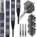 Produktbild: ‎Unicorn Dartpfeile Set | James Wade Noir Organic Black Titan | 70% Tungsten Barrels | Soft Tip | 18g