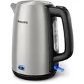 Produktbild: Philips Viva Collection HD9353/90 Elektrischer Wasserkocher, Edelstahl, 1,7 L, 2060 W, Schwarz
