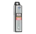 Produktbild: Tajima Cuttermesser Razar Black Blade Ersatzklingen 18mm, Box mit 50 Klingen, Klinge: 1,80 cm, schwarze Klinge, praktische Box, 18mm