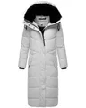 Produktbild: Navahoo Steppmantel Hingucker XIV Damen Wintermantel mit abnehmbaren Kunstfellkragen