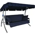 Produktbild: ANGERER Hollywoodschaukel »LIVING«, 3-Sitzer (Blau)