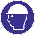 Produktbild: HP Autozubehör Gebotszeichen ASR A1.3/DIN EN ISO 7010 Kopfschutz benutzen Kunststoff (9000477505)