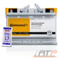Produktbild: CONTINENTAL AUTOBATTERIE 12V 70Ah STARTERBATTERIE 650A EFB START STOP+POL FETT