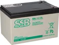 Produktbild: SSB Blei Akku SBL 12-12L AGM Batterie 6,3mm Faston - 12V 12Ah