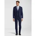 Produktbild: SteffenKlein Anzug Slim-Fit (3-tlg) blau|grau 48
