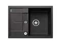 Produktbild: Blanco Metra 45 s Spüle Compact 519572 68 x 50 cm, PuraDur anthrazit, reversibel, Ablauffernbedienung mit Drehbetätigung