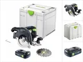 Produktbild: Festool HKC 55 EB-Basic Akku Handkreissäge 18 V 160 mm Brushless + 1x Akku 3,0 Ah + Systainer - ohne Ladegerät