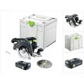 Produktbild: Hkc 55 EB-Basic Akku Handkreissäge 18 v 160 mm Brushless + 1x Akku 3,0 Ah + Systainer - ohne Ladegerät - Festool