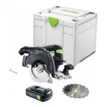 Produktbild: Festool HKC 55 EB-Basic Handkreissäge 18 V 160 mm + 1x Akku 3,0 Ah - ohne Lader