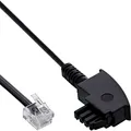 Produktbild: InLine 18602 TAE-F Kabel für DSL Splitter, TAE-F Stecker an Western 6/2 DEC Stecker, 2m