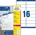 Produktbild: Avery Zweckform Etiketten Adress-Etiketten ultragrip 99,1x33,9 mm VE=1.600 Etiketten / 100 Bogen
