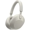 Produktbild: Sony WH-1000XM5 Silber Over Ear Kopfhörer mit Noise Cancelling und Bluetooth
