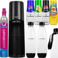 Produktbild: Sodastream Wassersprudler Terra Schwarz 2 Flaschen Sirup QuickConnect
