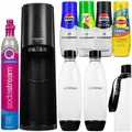 Produktbild: NEU Sodastream Wassersprudler Terra Schwarz 2 Flaschen Sirup QuickConnect