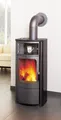 Produktbild: Kaminofen / Dauerbrandofen Hark Opera-B Keramik meteor-schwarz 7 kW