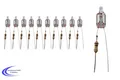 Produktbild: 10 Stk. mini Neon Glimmlämpchen 230V - Glühlämpchen Schalter Ersatz lampe