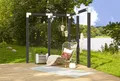 Produktbild: Plus Glaszaun 90 x 91 cm klares Glas gehärtetes 6 mm Glas