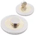 Produktbild: Brudazon | 30 Scheibenmagnete 9x3 mm | N52 Klasse Neodym Magnete | Modellbau