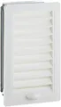Produktbild: Upmann Lueftungsgitter Kunstst. 10x21 verstellbar mit Einbaur. weiß, 1 Stück, 50142
