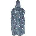 Produktbild: ION Poncho Core 25 Bandemandel Handtuch Surf Strand Beach Cool, Größe: L, Farbe: 014 tiedye-blue