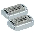 Produktbild: vhbw 2x Ersatz-Scherköpfe kompatibel mit Braun Series 9 Elektrorasierer, Silber
