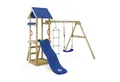 Produktbild: Wickey Spielturm TinyCabin - Klettergerüst mit Schaukel & Rutsche für Kleinkinder, Garten - Kletterturm mit 10 Jahren Garantie*