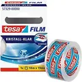 Produktbild: tesa Klebeband tesafilm Kristall-Klar 57329 Transparent 19 mm (B) x 10 m (L) PP (Polypropylen) Niedrige Lautstärke