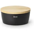 Produktbild: Continenta Brottopf Keramik oval schwarz 3731