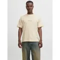 Produktbild: Jack & Jones Rundhalsshirt JORNORREBRO EMB TEE SS CREW NECK NOOS Baumwolle, locker geschnitten weiß XXL (58/60)
