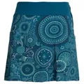 Produktbild: Vishes Minirock Rock bunt mit Mandalas und Blumen bedruckt Cacheur, Ethno, Goa, Hippie Style blau 34