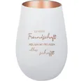 Produktbild: Der Porzellan-Laden Windlicht Personalisiertes Windlicht: 'Es heißt Freundschaft, weil man mit Freun