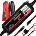 Produktbild: MOTOPOWER MP00207-FR 6 V/12 V 4 AMP Intelligentes Ladegerät, vollautomatisch, mit Wiederherstellungsmodus des Akkus
