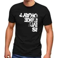 Produktbild: MoonWorks Print-Shirt Herren T-Shirt Fahrrad Sprüche Is my Bike Okay ? ironisch lustig MTB mit Print schwarz L