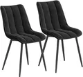 Produktbild: Woltu Esszimmerstuhl (2er-Set), Sessel mit Rückenlehne, Metallbeine