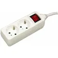 Produktbild: Mehrfachsteckdose Mit 2 Steckdosen + Schalter 1,5 M Electro Dh 36.192 8430552121939